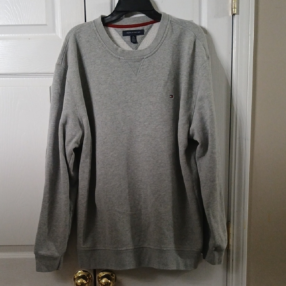 Tommy Hilfiger Gray unisex sweatshirt  Sz XXL EUC